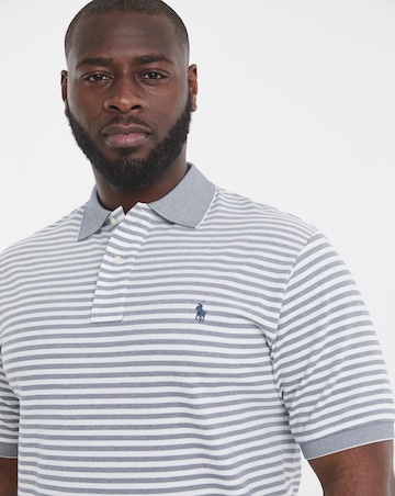Polo Ralph Lauren Short Sleeve Stripe Polo - Navy/White