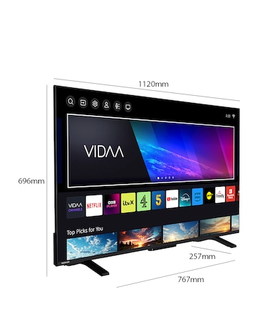 Toshiba 50UV2F53DBU 50in Smart TV 4K UHD HDR LCD Freely TV with Amazon Alexa