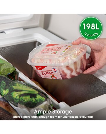 Abode A198CF0E1W 198L Chest Freezer - White