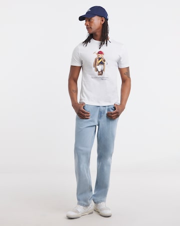 Polo Ralph Lauren Short Sleve Bear Print T-Shirt - White