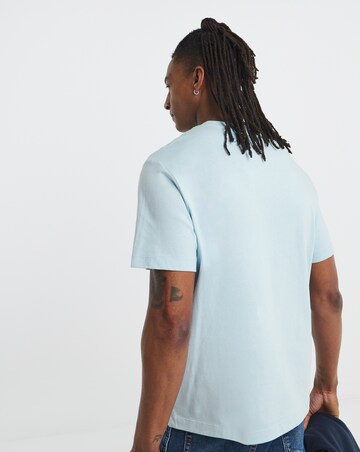 Calvin Klein Jeans Short Sleeve Monologo T-Shirt - Light Blue