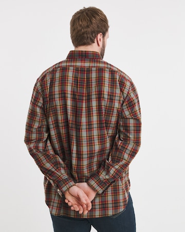 Polo Ralph Lauren Long Sleeve Navy Check Performance Shirt