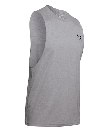 Under Armour Chest Logo Cut Off Tank