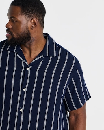 Jack & Jones Coba Stripe Shirt - Navy