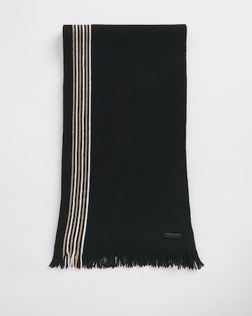 BOSS Black Hat & Scarf Gift Set