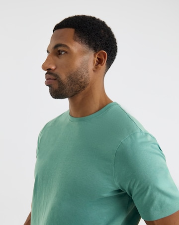 Pure Cotton Crew Neck T-Shirt Long