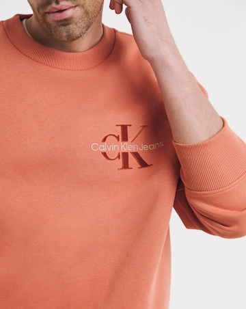 Calvin Klein Jeans Monogram Sweat - Rust