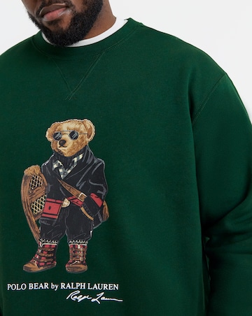 Polo Ralph Lauren Christmas Bear Crew Sweat - Green