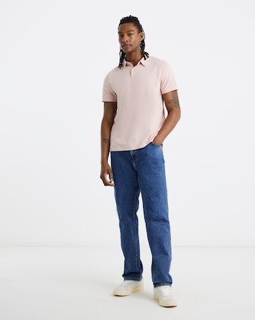 Marl Jersey Polo Shirt Long