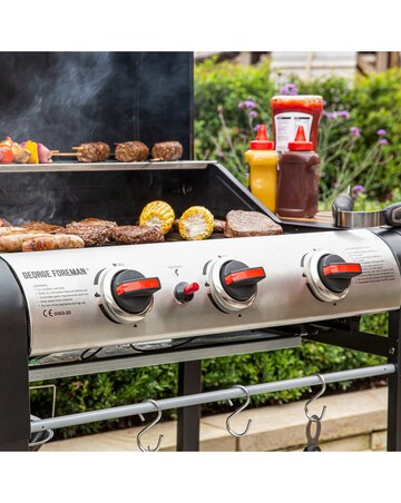 George Foreman 3 Burner Gas BBQ