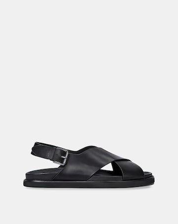 Polo Ralph Lauren Zane Leather Sandal - Black