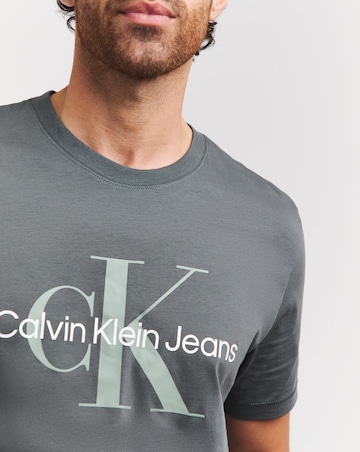 Calvin Klein Jeans Large Logo Grey T-shirt