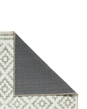 Think Rugs Coral Geometric Rug