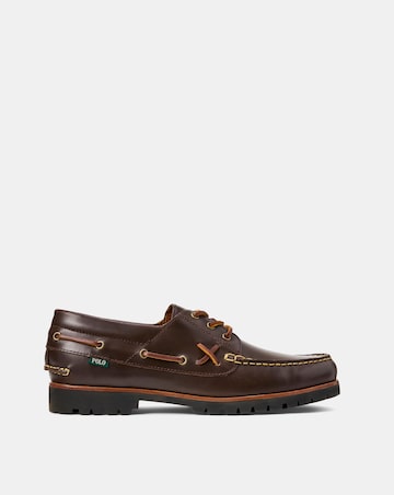 Polo Ralph Lauren Ranger Leather Deck Shoe - Dark Brown