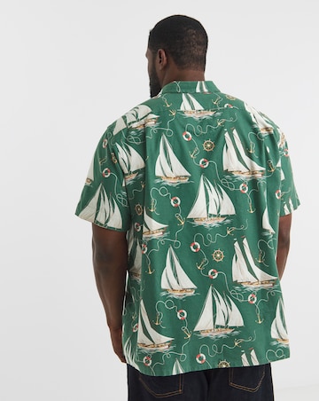 Polo Ralph Lauren Short Sleeve Printed Resort Shirt - Green