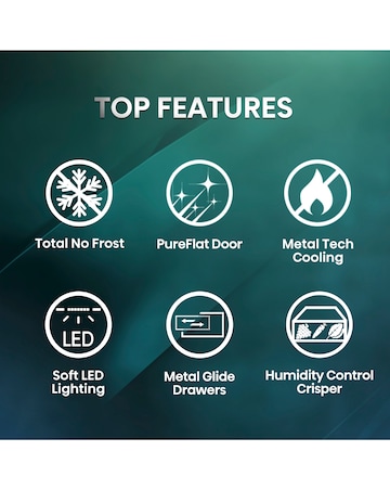 Hisense PureFlat RF632N4AIE1 Total No Frost American Fridge Freezer Silver