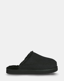 Jack &amp; Jones Manor Moc Mule Slipper - Black
