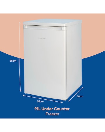 Russell Hobbs RH85UCFZ552E1W 55cm Freezer
