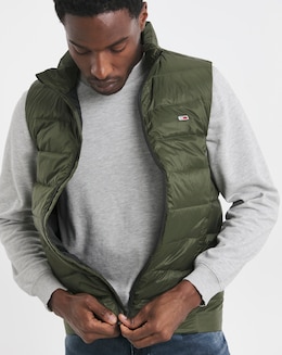 Tommy Jeans Light Down Gilet - Green