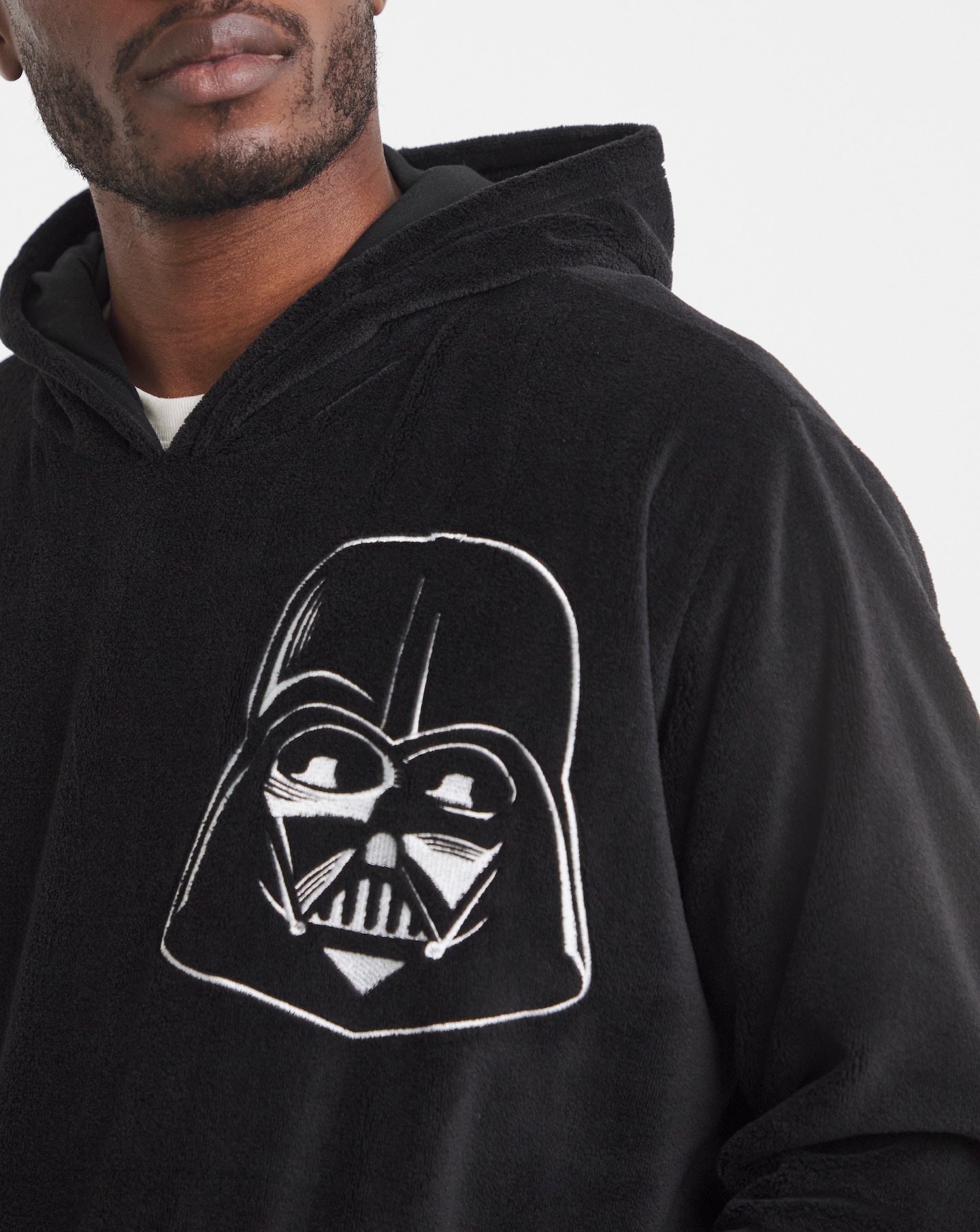 Star Wars Heren Retro Logo Hoodie (Zwart