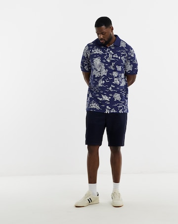 Polo Ralph Lauren Short Sleeve Printed Polo - Navy