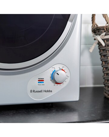 Russell Hobbs RH3VTD800S 2.5kg Compact Vented Tumble Dryer - Silver