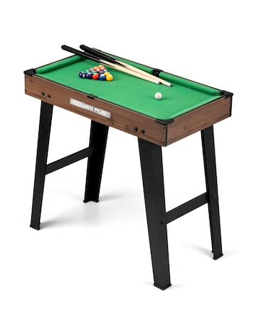 4 in 1 Stand Up Games Table - Dark Brown