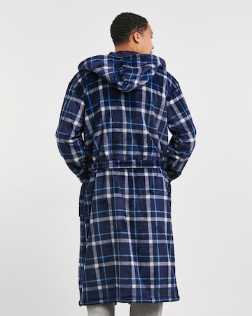 Joe Browns Fleece Check Dressing Gown