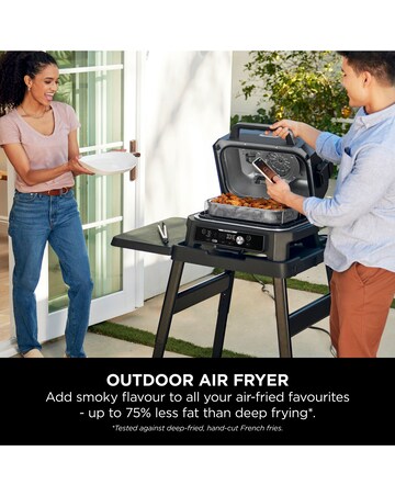 Ninja Woodfire OG901UK Pro Connect XL Electric BBQ Grill and Smoker