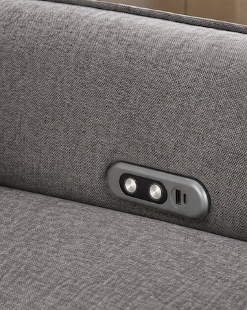 Aspire Ashford Fabric Recliner 3 Seater