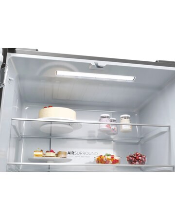 Haier Cube 83 HCR3818ENMG Total No Frost American Fridge Freezer - Silver