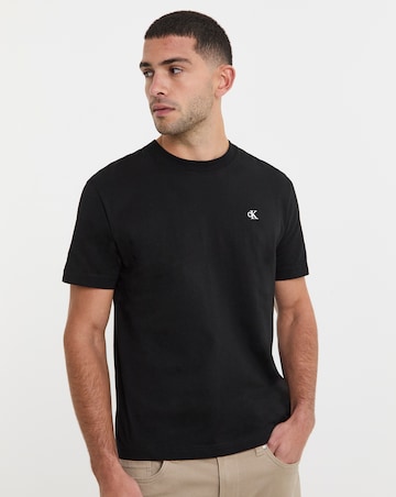Calvin Klein Jeans Short Sleeve Back Graphic T-Shirt - Black