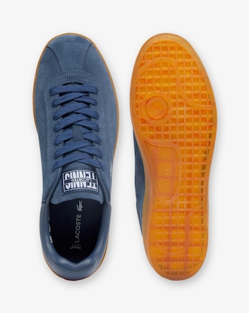 Lacoste Baseshot Suede Trainers - Navy/Gum