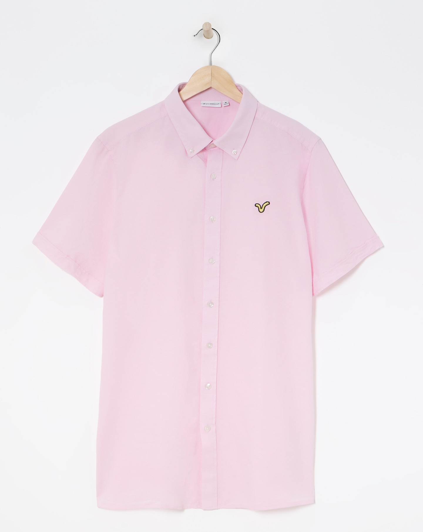 Voi Plain Oxford Short Sleeve Shirt Long | Jacamo
