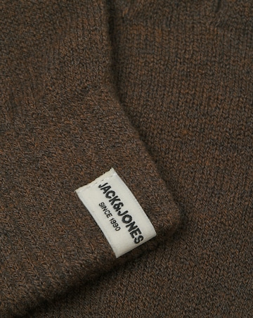 Jack & Jones Cooper Beanie & Glove Set With Gift Box - Brown