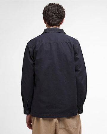 Barbour Harton Relaxed Slub Overshirt - Navy