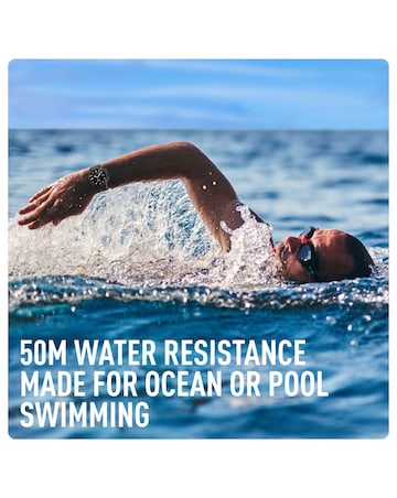 Reflex Active Venture AMOLED 50m Swim GPS Silicone Strap Smart Watch - Black