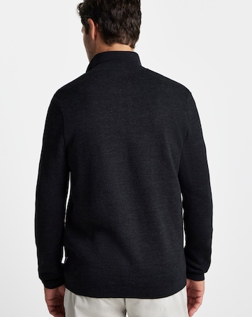 Barbour Croscombe Knitted Zip Through - Marl