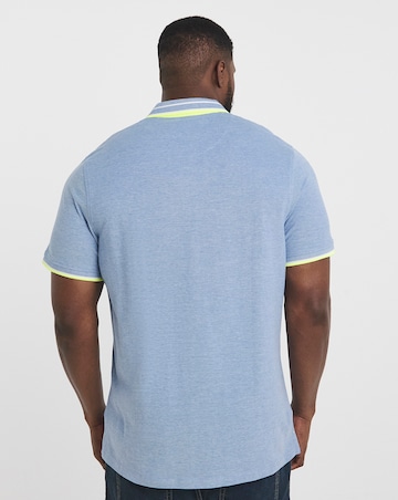 Jack & Jones Paulos Tipped Polo - Blue