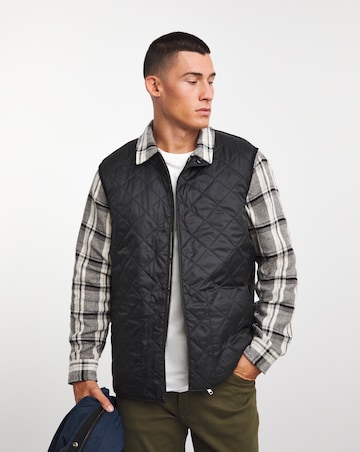 3 In 1 Parka with Diamond Quilted Gilet