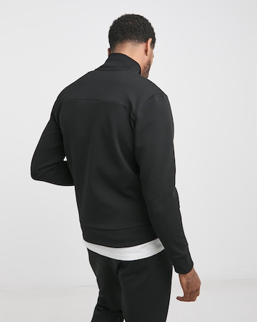 BOSS Black Stripe Full Zip Sweat Top