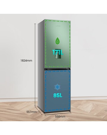 Fridgemaster MC55251DES 182cm High 50/50 Non-Plumbed Total No Frost