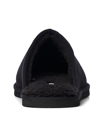 Jack & Jones Dudely Microfibre Slipper - Black