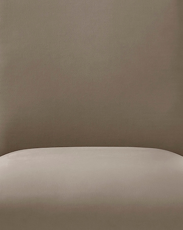 Ava Faux Leather Pair of Dining Chairs