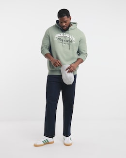 Jack &amp; Jones Logo Hoodie - Green