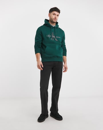 Calvin Klein Jeans Pine Monologo Regular Fit Hoodie