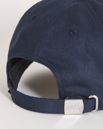 BOSS Navy Large Logo Cap