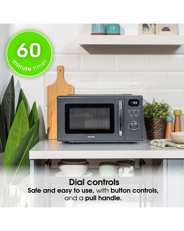 Abode AMD2004G 20L Digital Microwave - Grey