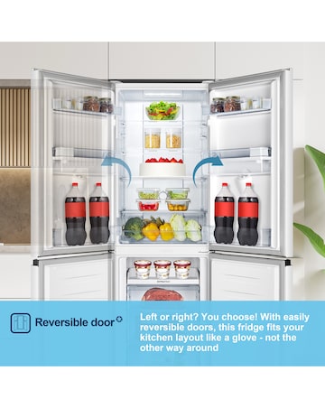 Fridgemaster MC55251DE Fridge Freezer White