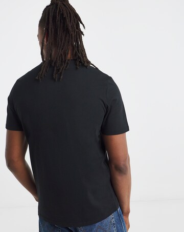 Calvin Klein Jeans Short Sleeve Micro Monologo T-Shirt - Black